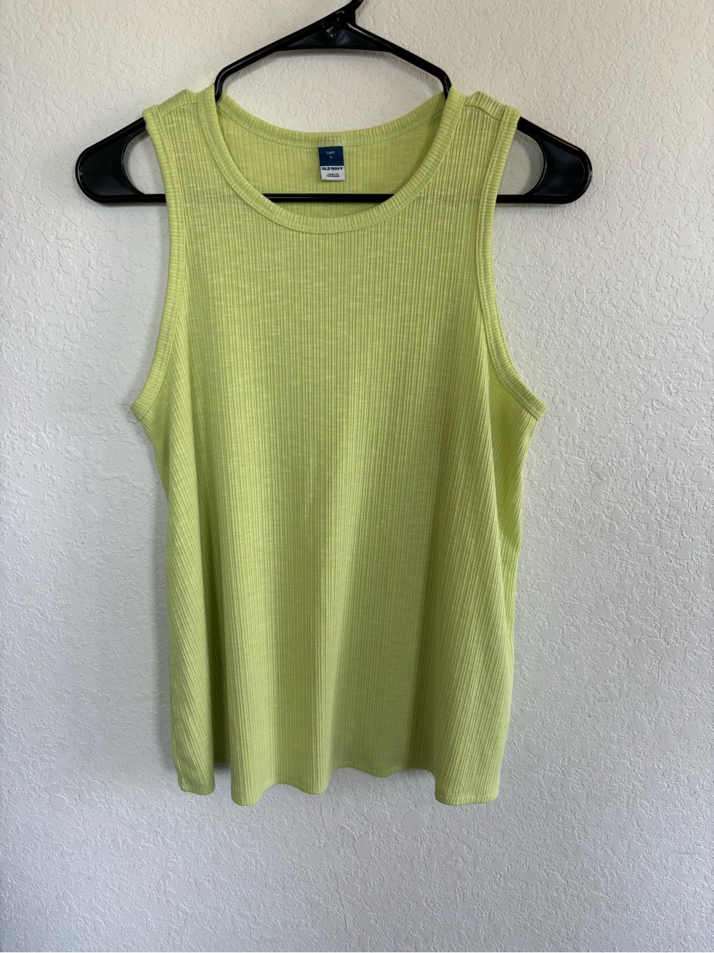 GAP Lime Ribbed Tank Top